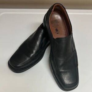 Johnston & Murphy Black Leather Loafers Slip-On